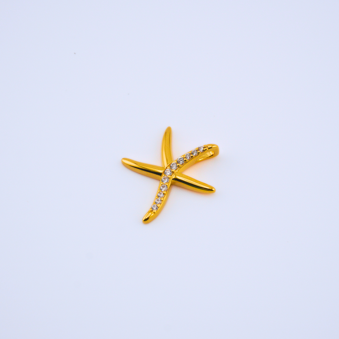 Gilded Starfish Pendant