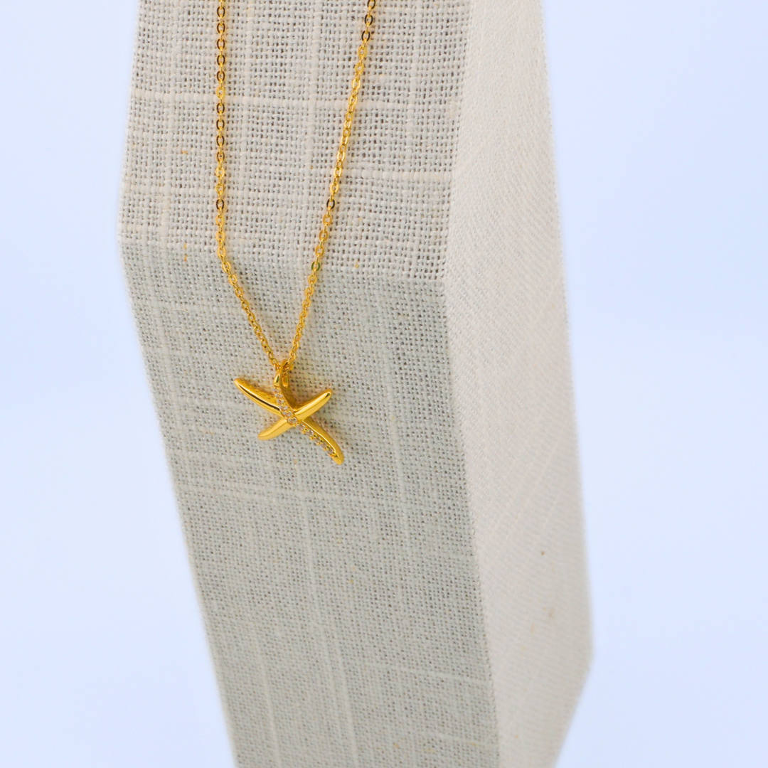 Gilded Starfish Pendant